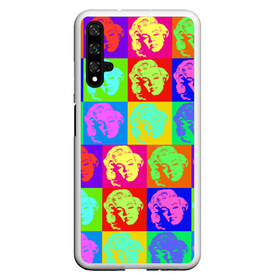 Чехол для Honor 20 с принтом pop-art Marilyn Monroe в Рязани, Силикон | Область печати: задняя сторона чехла, без боковых панелей | Тематика изображения на принте: marilyn monroe | pop art | мэрилин монро | поп арт