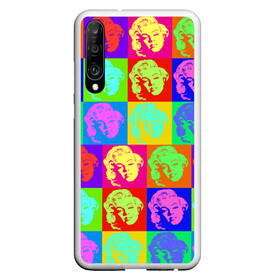 Чехол для Honor P30 с принтом pop-art Marilyn Monroe в Рязани, Силикон | Область печати: задняя сторона чехла, без боковых панелей | Тематика изображения на принте: marilyn monroe | pop art | мэрилин монро | поп арт