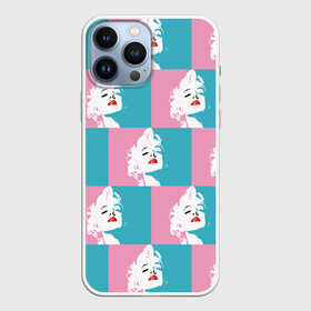 Чехол для iPhone 13 Pro Max с принтом Marilyn Monroe в Рязани,  |  | marilyn monroe | pop art | мэрилин монро | поп арт