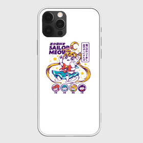 Чехол для iPhone 12 Pro Max с принтом Sailor Meow в Рязани, Силикон |  | anime | cat | kawaii | sailor moon | аниме | каваи | кот котик | мультсериал | ностальгия | ретро | сейлор мун