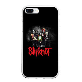 Чехол для iPhone 7Plus/8 Plus матовый с принтом Slipknot в Рязани, Силикон | Область печати: задняя сторона чехла, без боковых панелей | slipknot | грув | джей вайнберг | кори тейлор | крис фен | крэйг джонс | метал | мик томсон | музыка | ню | петля | рок | сид уилсон | скользящий узел | слайпкнот | слипкнот | слипнот | удавка