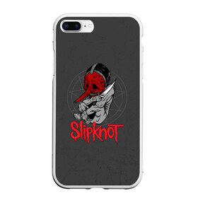 Чехол для iPhone 7Plus/8 Plus матовый с принтом Slipknot в Рязани, Силикон | Область печати: задняя сторона чехла, без боковых панелей | slipknot | грув | джей вайнберг | кори тейлор | крис фен | крэйг джонс | метал | мик томсон | музыка | ню | петля | рок | сид уилсон | скользящий узел | слайпкнот | слипкнот | слипнот | удавка