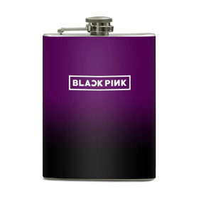 Фляга с принтом BlackPink в Рязани, металлический корпус | емкость 0,22 л, размер 125 х 94 мм. Виниловая наклейка запечатывается полностью | blackpink