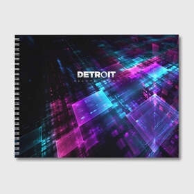 Альбом для рисования с принтом Detroit Become Human в Рязани, 100% бумага
 | матовая бумага, плотность 200 мг. | Тематика изображения на принте: connor | cyberlife | detroit become human | deviant | kara | markus | ps4 | rk800 |  detroit: become human | детроит | детроит: стать человеком | игры | кара | коннор | конор | кэра | маркус | пиратs | эксклюзив