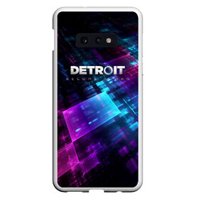 Чехол для Samsung S10E с принтом Detroit Become Human в Рязани, Силикон | Область печати: задняя сторона чехла, без боковых панелей | connor | cyberlife | detroit become human | deviant | kara | markus | ps4 | rk800 |  detroit: become human | детроит | детроит: стать человеком | игры | кара | коннор | конор | кэра | маркус | пиратs | эксклюзив