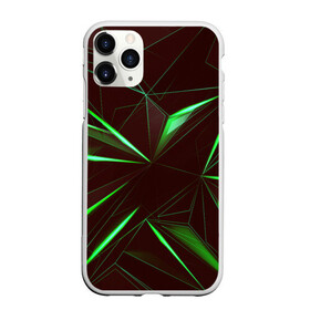 Чехол для iPhone 11 Pro Max матовый с принтом STRIPES GREEN 3D в Рязани, Силикон |  | Тематика изображения на принте: abstract | geometry | абстракция | геометрия | градиент | линии