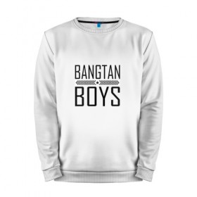 Мужской свитшот хлопок с принтом BANGTAN BOYS в Рязани, 100% хлопок |  | 