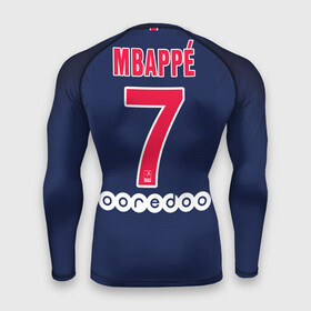 Мужской рашгард 3D с принтом Mbappe home 18 19 в Рязани,  |  | champions | france | gold | kylian | league | mbappe | psg | star | килиан | лига | мбаппе | псж | франция | чемпионов