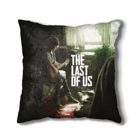 Подушка 3D с принтом THE LAST OF US в Рязани, наволочка – 100% полиэстер, наполнитель – холлофайбер (легкий наполнитель, не вызывает аллергию). | состоит из подушки и наволочки. Наволочка на молнии, легко снимается для стирки | gamer | player | stels | the last of us | the last of us part 2 | бегун | джоэл | каннибалы | охотники | сталкер | топляк | цикады | щелкун | элли