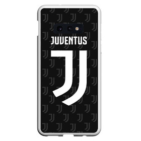 Чехол для Samsung S10E с принтом Juventus FC Pattern в Рязани, Силикон | Область печати: задняя сторона чехла, без боковых панелей | juventus | pattern | паттерн | форма | футбольная | юва | ювентус