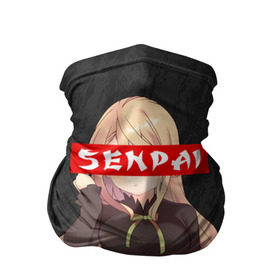 Бандана-труба 3D с принтом SENPAI (В ЦВЕТЕ) в Рязани, 100% полиэстер, ткань с особыми свойствами — Activecool | плотность 150‒180 г/м2; хорошо тянется, но сохраняет форму | ahegao | kawai | kowai | oppai | otaku | senpai | sugoi | waifu | yandere | ахегао | ковай | отаку | сенпай | яндере