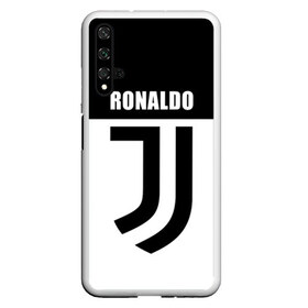 Чехол для Honor 20 с принтом Ronaldo Juventus в Рязани, Силикон | Область печати: задняя сторона чехла, без боковых панелей | Тематика изображения на принте: cr7 | cristiano ronaldo | football | juventus | криштиану роналду | роналдо | роналду | ювентус