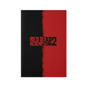 Обложка для паспорта матовая кожа с принтом RED DEAD REDEMPTION 2 в Рязани, натуральная матовая кожа | размер 19,3 х 13,7 см; прозрачные пластиковые крепления | rdr | rdr2 | red dead redemption 2 | rockstar | дикий запад | ковбои