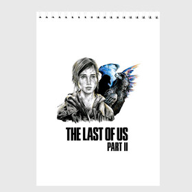 Скетчбук с принтом The last of US 2 в Рязани, 100% бумага
 | 48 листов, плотность листов — 100 г/м2, плотность картонной обложки — 250 г/м2. Листы скреплены сверху удобной пружинной спиралью | ellie | game | joel | naughty dog | the last of us | джоэл | одни из нас | элли