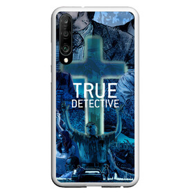 Чехол для Honor P30 с принтом TRUE DETECTIVE в Рязани, Силикон | Область печати: задняя сторона чехла, без боковых панелей | Тематика изображения на принте: hbo | matthew mcconaughey | true detective | tv show | woody harrelson | арт | марти харт | минимализм | настоящий детектив | раст коул | сериал