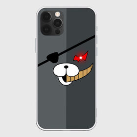 Чехол для iPhone 12 Pro Max с принтом KUROKUMA в Рязани, Силикон |  | anime | bear | black  white | danganronpa | kurokuma | monodam | monokuma | monomi | monotaro | pink | rabbit | school | shirokuma | аниме | главарь | мoноми | монокума | черно белый | школа