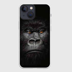 Чехол для iPhone 13 mini с принтом Горилла 3D в Рязани,  |  | Тематика изображения на принте: горилла | животные | обезьянка