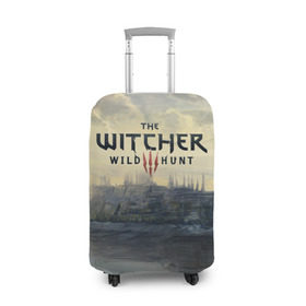 Чехол для чемодана 3D с принтом The Witcher 3: Wild Hunt в Рязани, 86% полиэфир, 14% спандекс | двустороннее нанесение принта, прорези для ручек и колес | wild hunt | witcher | арбалет | ведьмак 3 | геральт | дикая | магия | охота | сказка | сфера | фэнтези | цири