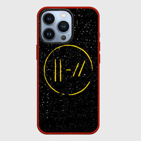 Чехол для iPhone 13 Pro с принтом TOP BLACK SPACE в Рязани,  |  | Тематика изображения на принте: 21 pilots | 21p | music | rock | top | trench | twenty one pilots | группа | музыка | рок