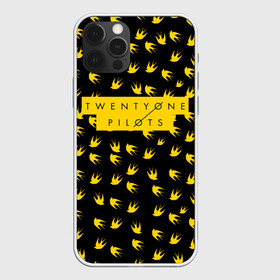 Чехол для iPhone 12 Pro с принтом TWENTY ONE PILOTS  TOP в Рязани, силикон | область печати: задняя сторона чехла, без боковых панелей | 21 pilots | 21p | music | rock | top | trench | twenty one pilots | группа | музыка | рок