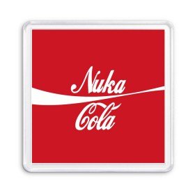 Магнит 55*55 с принтом NUKA COLA в Рязани, Пластик | Размер: 65*65 мм; Размер печати: 55*55 мм | 101 | 111 | 76 | atom cats | bethesda | brotherhood of steel | fallout | nuka cola | outcast | tunnel snakes | vault | war | братство стали | бункер | война | убежище | фолаут | фоллаут | ядеркола