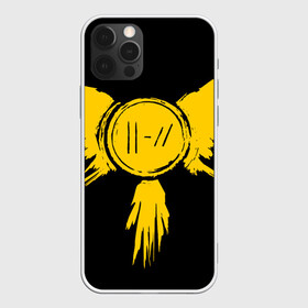 Чехол для iPhone 12 Pro с принтом TWENTY ONE PILOTS  TOP в Рязани, силикон | область печати: задняя сторона чехла, без боковых панелей | 21 pilots | 21p | music | rock | top | trench | twenty one pilots | группа | музыка | рок