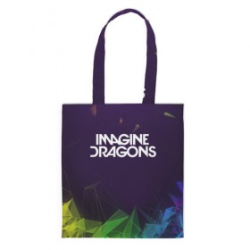 Сумка 3D повседневная с принтом IMAGINE DRAGONS в Рязани, 100% полиэстер | Плотность: 200 г/м2; Размер: 34×35 см; Высота лямок: 30 см | alteranative rock | imagone dragons | music | rap | rock | альтернативный рок | группа | драконы | музыка | музыканты | реп | рок