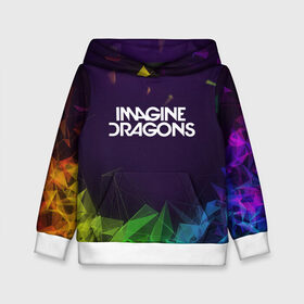 Детская толстовка 3D с принтом IMAGINE DRAGONS в Рязани, 100% полиэстер | двухслойный капюшон со шнурком для регулировки, мягкие манжеты на рукавах и по низу толстовки, спереди карман-кенгуру с мягким внутренним слоем | alteranative rock | imagone dragons | music | rap | rock | альтернативный рок | группа | драконы | музыка | музыканты | реп | рок