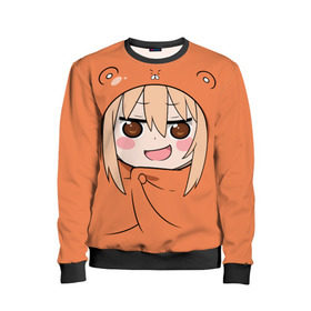 Детский свитшот 3D с принтом Himouto! Umaru-chan в Рязани, 100% полиэстер | свободная посадка, прямой крой, мягкая тканевая резинка на рукавах и понизу свитшота | himouto umaru chan | himouto umaruchan | komaru | my two faced little sister | tanukichi | u.m.r. | umaru doma | двуличная сестрёнка умару | умару дома