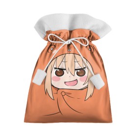 Подарочный 3D мешок с принтом Himouto! Umaru-chan в Рязани, 100% полиэстер | Размер: 29*39 см | himouto umaru chan | himouto umaruchan | komaru | my two faced little sister | tanukichi | u.m.r. | umaru doma | двуличная сестрёнка умару | умару дома