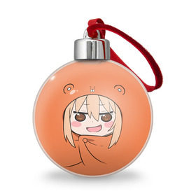 Ёлочный шар с принтом Himouto! Umaru-chan в Рязани, Пластик | Диаметр: 77 мм | himouto umaru chan | himouto umaruchan | komaru | my two faced little sister | tanukichi | u.m.r. | umaru doma | двуличная сестрёнка умару | умару дома