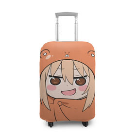 Чехол для чемодана 3D с принтом Himouto! Umaru-chan в Рязани, 86% полиэфир, 14% спандекс | двустороннее нанесение принта, прорези для ручек и колес | himouto umaru chan | himouto umaruchan | komaru | my two faced little sister | tanukichi | u.m.r. | umaru doma | двуличная сестрёнка умару | умару дома