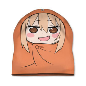 Шапка 3D с принтом Himouto! Umaru-chan в Рязани, 100% полиэстер | универсальный размер, печать по всей поверхности изделия | Тематика изображения на принте: himouto umaru chan | himouto umaruchan | komaru | my two faced little sister | tanukichi | u.m.r. | umaru doma | двуличная сестрёнка умару | умару дома