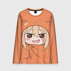 Мужской лонгслив 3D с принтом Himouto! Umaru-chan в Рязани, 100% полиэстер | длинные рукава, круглый вырез горловины, полуприлегающий силуэт | Тематика изображения на принте: himouto umaru chan | himouto umaruchan | komaru | my two faced little sister | tanukichi | u.m.r. | umaru doma | двуличная сестрёнка умару | умару дома