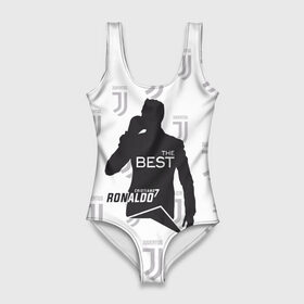 Купальник-боди 3D с принтом Ronaldo the best в Рязани, 82% полиэстер, 18% эластан | Круглая горловина, круглый вырез на спине | 7 | cristiano | juventus | ronaldo | криштиану | роналду | ювентус