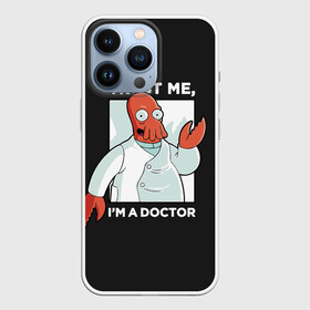 Чехол для iPhone 13 Pro с принтом Зойдберг в Рязани,  |  | bender | futurama | mult | simpsons | zoidberg | бендер | зойдберг | мульт | мультик | мультфильм | симпсоны | футурама