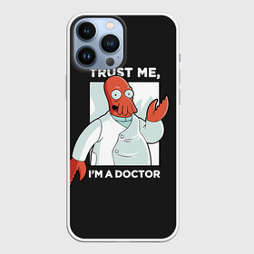 Чехол для iPhone 13 Pro Max с принтом Зойдберг в Рязани,  |  | bender | futurama | mult | simpsons | zoidberg | бендер | зойдберг | мульт | мультик | мультфильм | симпсоны | футурама