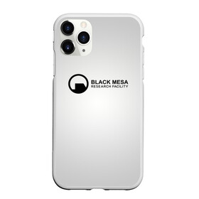 Чехол для iPhone 11 Pro матовый с принтом Black Mesa в Рязани, Силикон |  | Тематика изображения на принте: black mesa | half life | халф лайф | черная меса