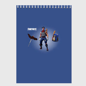 Скетчбук с принтом Fortnite Fan Art в Рязани, 100% бумага
 | 48 листов, плотность листов — 100 г/м2, плотность картонной обложки — 250 г/м2. Листы скреплены сверху удобной пружинной спиралью | fortnite | save | the | world | битва | борьба | выживани | зомби | королевская | монстры | симулятора | фортнайт