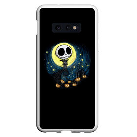 Чехол для Samsung S10E с принтом The Nightmare Before Christmas в Рязани, Силикон | Область печати: задняя сторона чехла, без боковых панелей | Тематика изображения на принте: before | burton | christmas | horror | jack skellington | nightmare | tim | timothy | walter | бёртон | джек | перед | рождеством | скеллингтон | тим | тимоти | ужастик | ужасы | уолтер