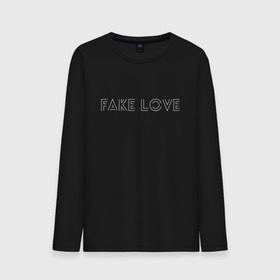 Мужской лонгслив хлопок с принтом FAKE LOVE BTS в Рязани, 100% хлопок |  | Тематика изображения на принте: bangtan boys | beyond the scene | bts | fake love | k pop | music | арэм | ви | джей хоуп | джин | музыка | сюга | чимин | чонгук