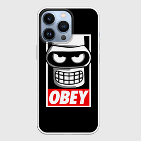 Чехол для iPhone 13 Pro с принтом Бендер в Рязани,  |  | bender | futurama | mult | simpsons | zoidberg | бендер | зойдберг | мульт | мультик | мультфильм | симпсоны | футурама