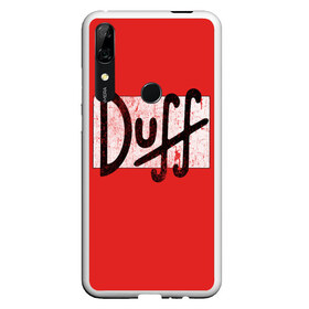 Чехол для Honor P Smart Z с принтом Duff Beer в Рязани, Силикон | Область печати: задняя сторона чехла, без боковых панелей | Тематика изображения на принте: beer | donut | duff | fun | homer | joke | simpson | simpsons | гомер | дафф | пончик | прикол | приколы | симпсон | симпсоны