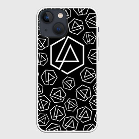 Чехол для iPhone 13 mini с принтом LINKIN PARK PATTERN в Рязани,  |  | alteranative rock | chester bennington | linkin park | logo | mike shinoda | music | rap | rock | альтернативный рок | группа | лого | музыка | реп | рок