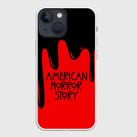 Чехол для iPhone 13 mini с принтом AHS | AMERICAN HORROR STORY в Рязани,  |  | ahs | american horror story | normal people scare me | американская история ужасов | нормальные люди пугают меня | сериал