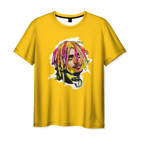 Мужская футболка 3D с принтом Lil Pump в Рязани, 100% полиэфир | прямой крой, круглый вырез горловины, длина до линии бедер | drumtick | elementary | esketit | esskeetit | gang | garcia | gazzy | gucci | guccigang | jetski | pump | rap | trap | usa | газзи | гарсия | лил | памп | рэп | сша | трап | эщкере