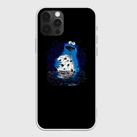 Чехол для iPhone 12 Pro Max с принтом Cookie monster в Рязани, Силикон |  | cookie | cookiemonster | delicious | eat | monster | yummy | еда | куки | кукимонстр | монстр | печенье | сладости | улица | улицасезам