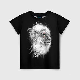 Детская футболка 3D с принтом Лев со Шрамом в Рязани, 100% гипоаллергенный полиэфир | прямой крой, круглый вырез горловины, длина до линии бедер, чуть спущенное плечо, ткань немного тянется | africa | desert | lion | lions | predator | scarm | африка | лев | львенок | львица | львицы | львы | львята | пустыня | хищник | шрам