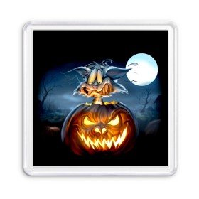 Магнит 55*55 с принтом Halloween в Рязани, Пластик | Размер: 65*65 мм; Размер печати: 55*55 мм | Тематика изображения на принте: аниме | ведьма | девушка | зомби | ирландия | кладбище | колдун | кости | кошки | летучие | луна | мертвец | мёртвые | монстры | мыши | ночь | оборотни | пауки | паутина | подарок | праздник | свет | свечи