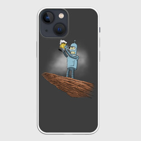 Чехол для iPhone 13 mini с принтом Бендер в Рязани,  |  | all | bender | doctor | futurama | humans | kill | mult | robot | simpsons | space | trust | zoidberg | бендер | зойдберг | космос | мульт | мультик | мультфильм | робот | симпсоны | футурама